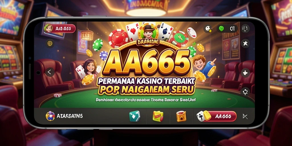 Tampilan gameplay AA666 yang menarik dan penuh warna.