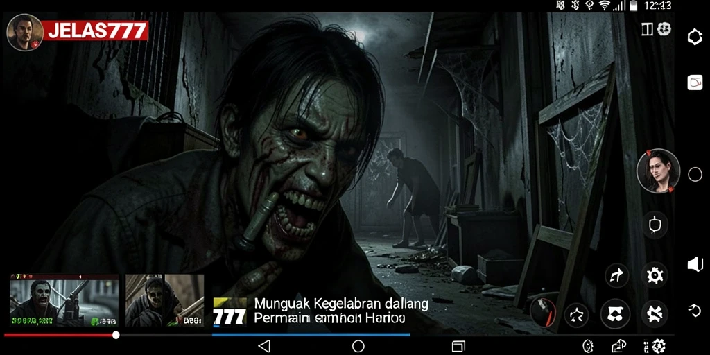 Tampilan mencekam dari gameplay <strong>JELAS777</strong> menunjukkan suasana yang menegangkan.