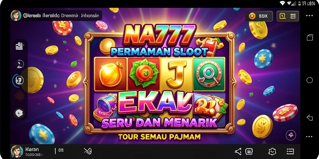 Tampilan gameplay NA777 yang menarik dan dinamis saat bermain slot.