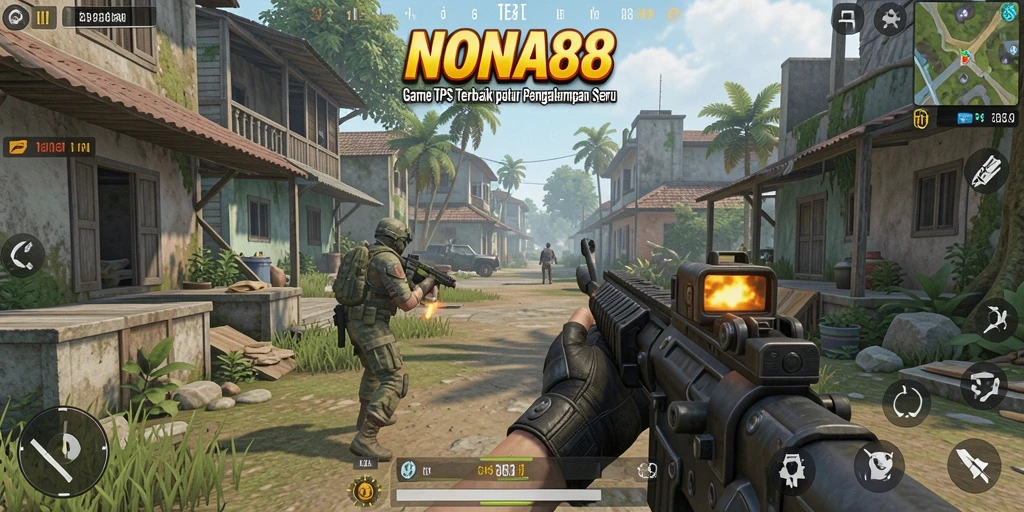 Gameplay NONA88 yang seru dan mendebarkan dalam genre TPS.