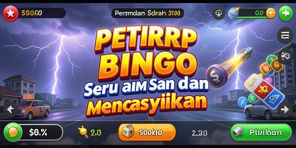 Screenshot gameplay PETIRRP yang menyenangkan dan penuh aksi Bingo.
